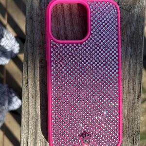 Pink Rhinestone Phone Case - Velvet Caviar - Caviar Crystals